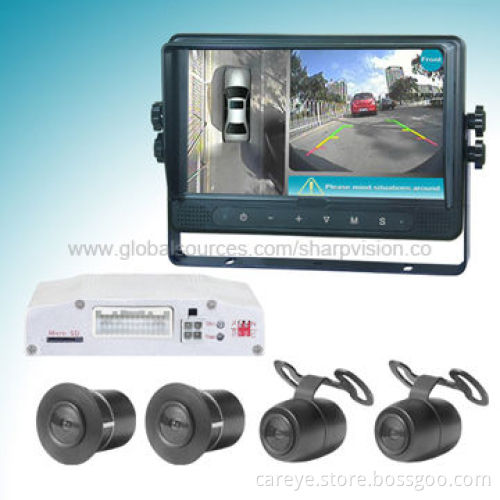 Car Rearview Camera with Super Wide Angle and Compact Size for More Convenient Installation